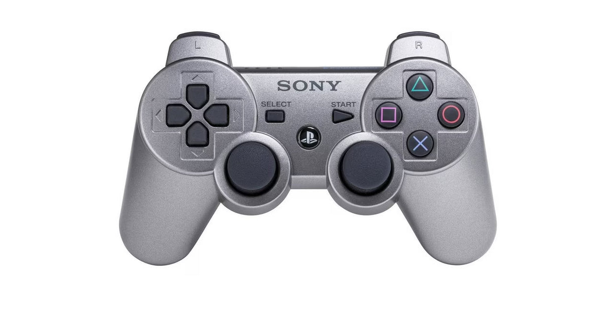 PlayStation 3 (PS3) Dualshock 3 Controller [OEM][Silver][Scratch and Scuff] – PlayStation 3 Accessory (PS3) - Agenda365.com