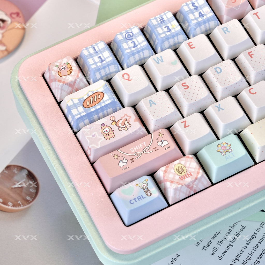 XVX Circus Themed Cherry Profile Dye-Sub PBT+PC 157-Key Full Set - Agenda365.com
