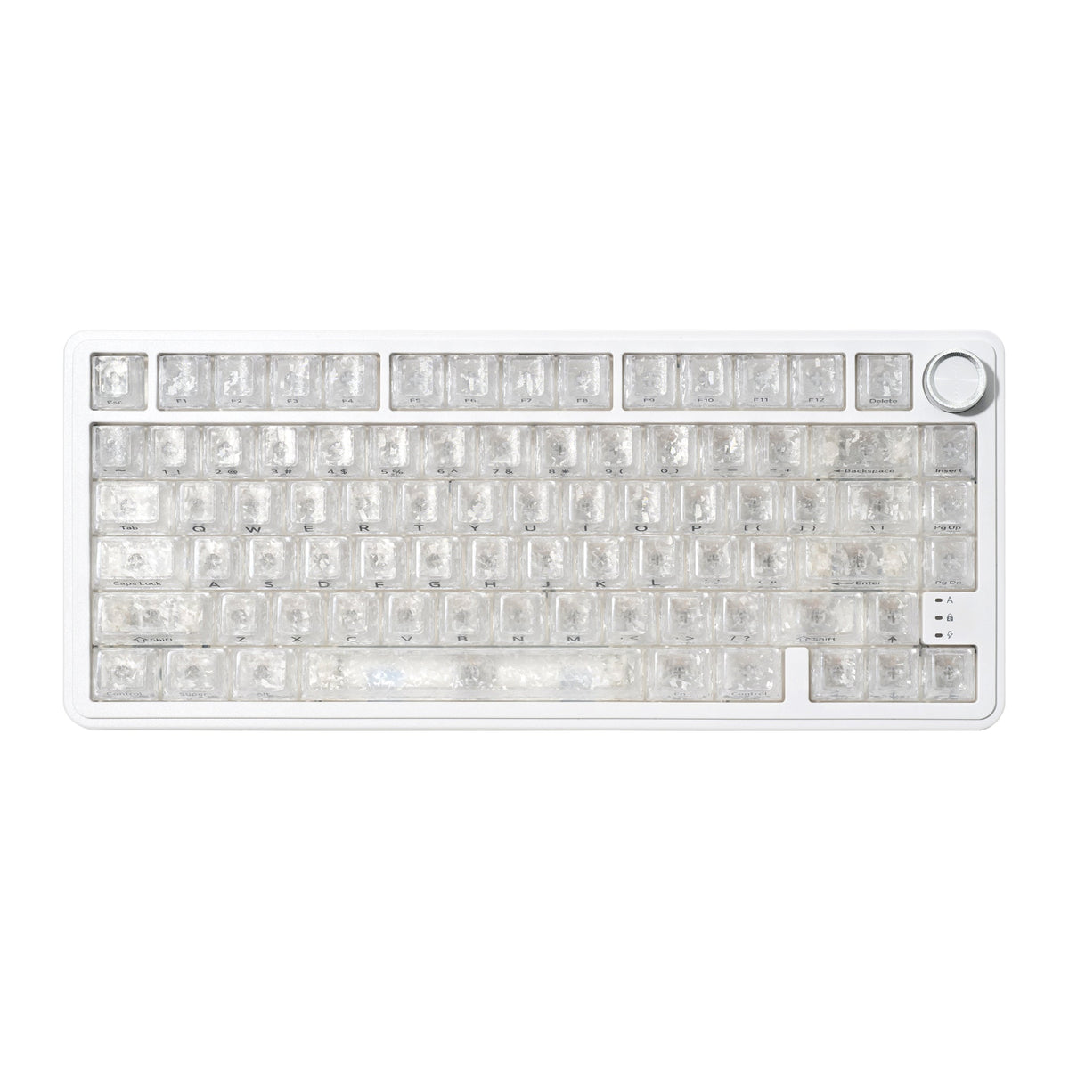 XVX M75 Lumina 75% Tri-Mode RGB Mechanical Keyboard with Knob - Agenda365.com