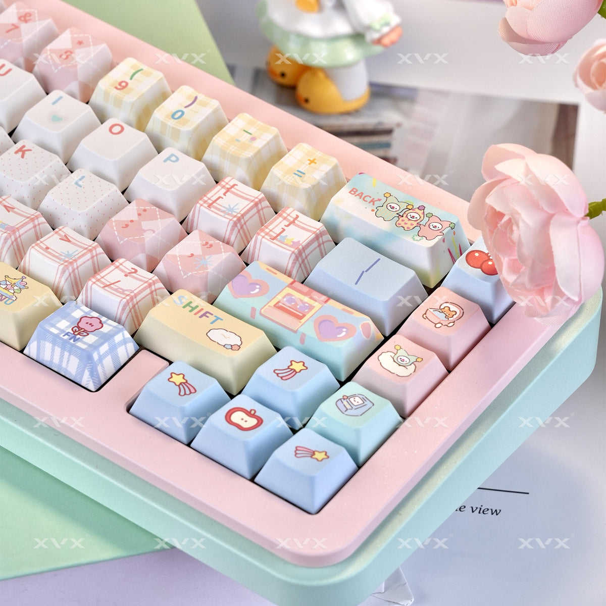 XVX Circus Themed Cherry Profile Dye-Sub PBT+PC 157-Key Full Set - Agenda365.com