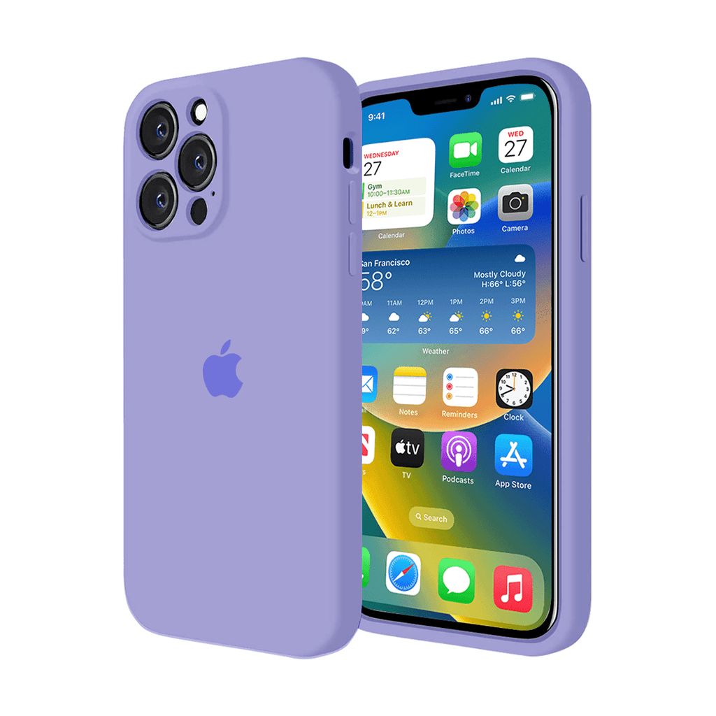 iPhone Camera Protection Silicone Case (Lilac) - Agenda365.com