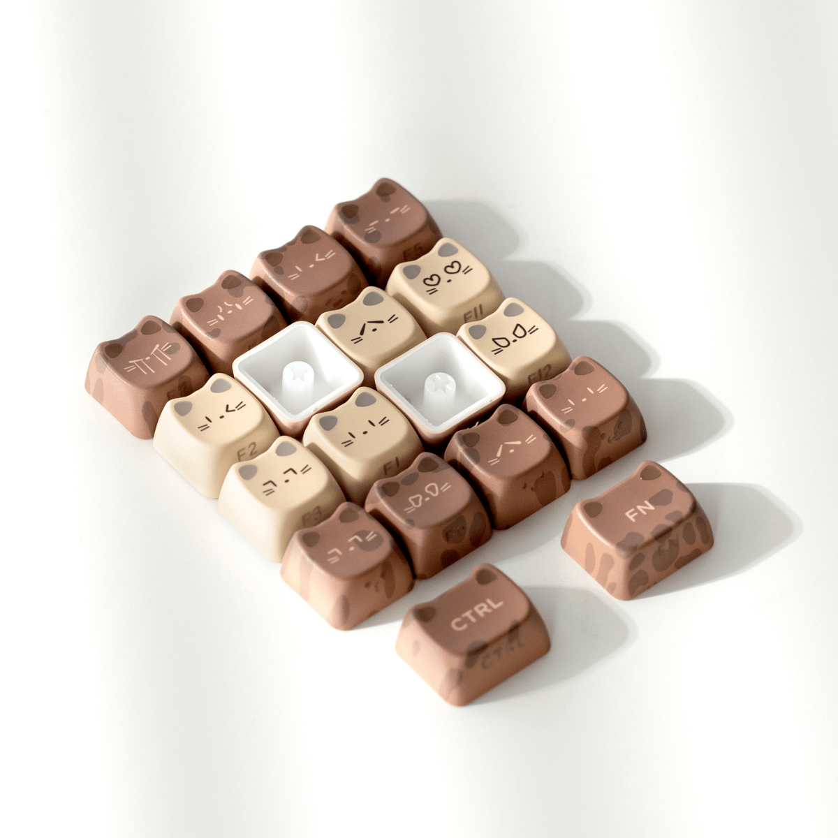 XVX Lumicat MAO Profile Side-Printed Shine-Through 113-Key Keycap Set - Agenda365.com