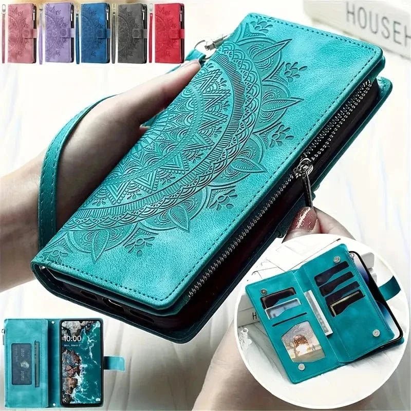 Stylish Leather Lanyard Wallet Case - Agenda365.com