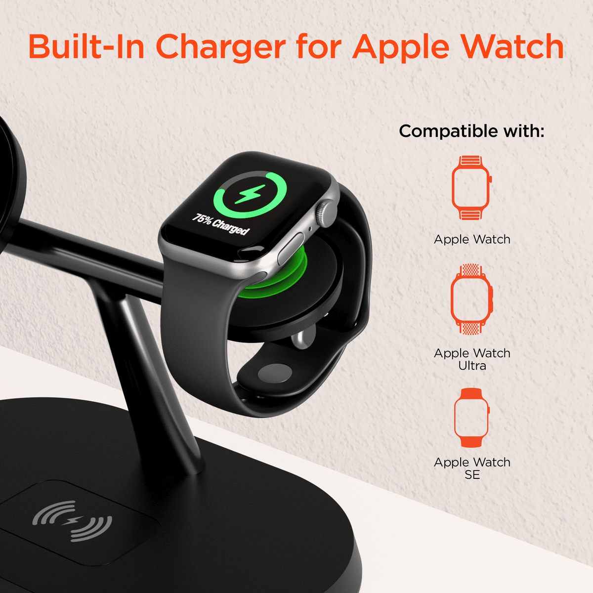 HyperGear MaxCharge Pro 3-in-1 Magsafe Charging Stand - Agenda365.com
