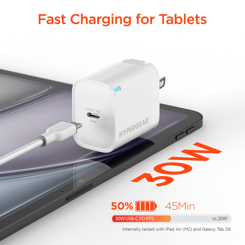 HyperGear 30W USB-C PD Fast Wall Charger with PPS - Agenda365.com