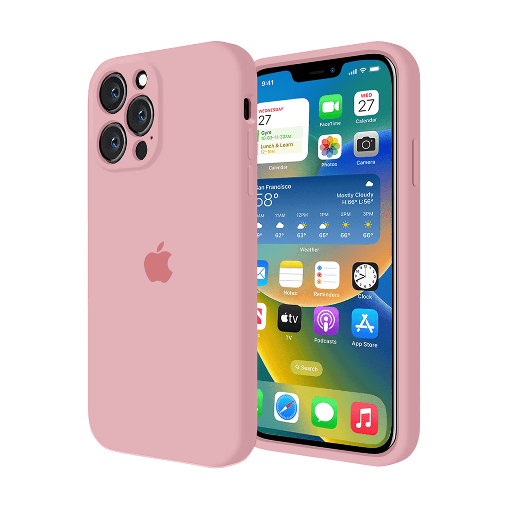 iPhone Camera Protection Silicone Case (Candy Pink) - Agenda365.com