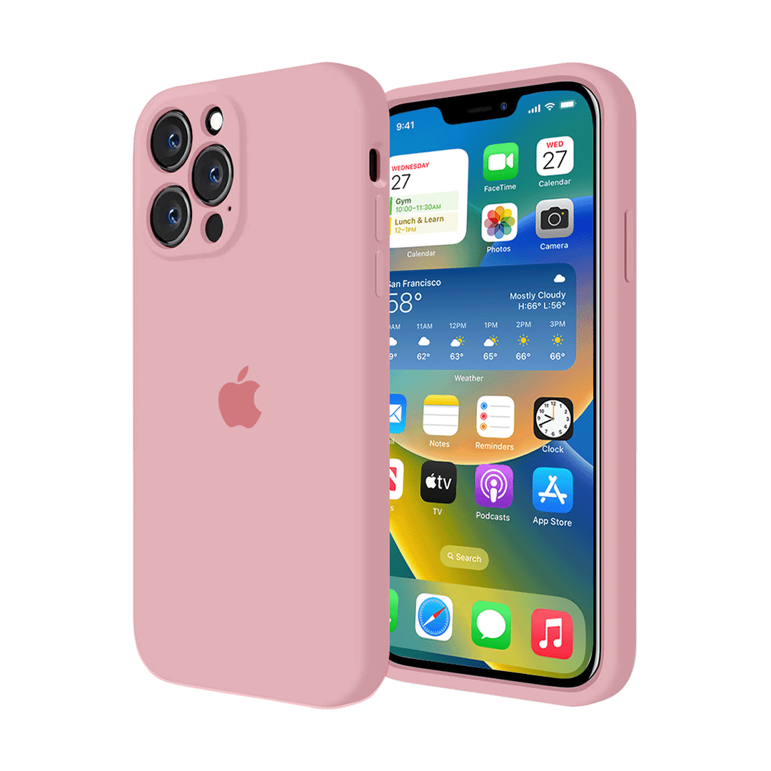iPhone Camera Protection Silicone Case (Candy Pink) - Agenda365.com