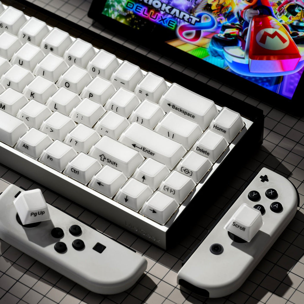 XVX Velvet Jelly Side-Printed Translucent Cherry Profile Double-Shot Keycap Set - Agenda365.com