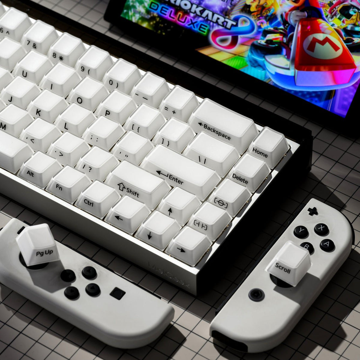 XVX Velvet Jelly Side-Printed Translucent Cherry Profile Double-Shot Keycap Set - Agenda365.com
