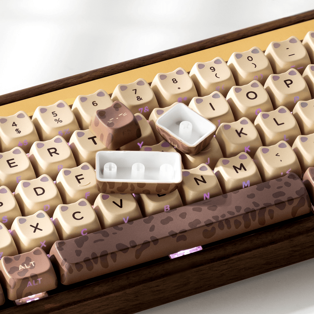 XVX Lumicat MAO Profile Side-Printed Shine-Through 113-Key Keycap Set - Agenda365.com