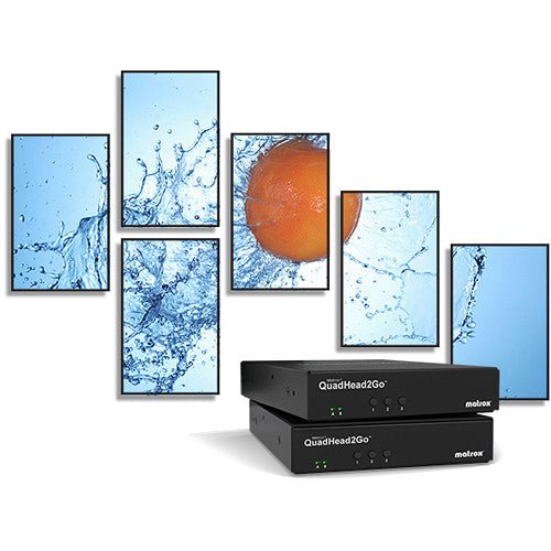 Matrox Q2G-DP4K2 QuadHead2Go Multi-Monitor Controller Appliance / 4K video wall appliance - Agenda365.com