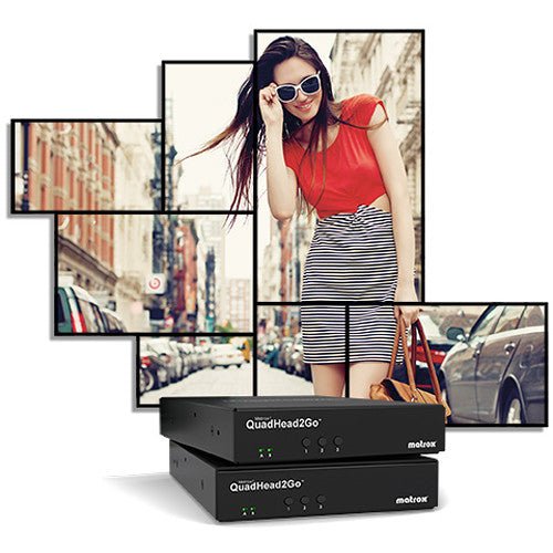 Matrox Q2G-DP4K2 QuadHead2Go Multi-Monitor Controller Appliance / 4K video wall appliance - Agenda365.com