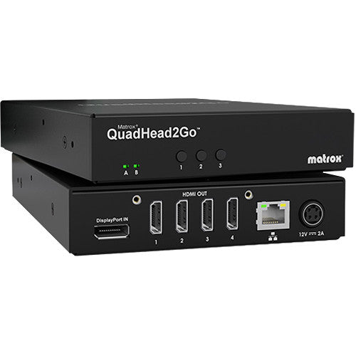 Matrox Q2G-DP4K2 QuadHead2Go Multi-Monitor Controller Appliance / 4K video wall appliance - Agenda365.com