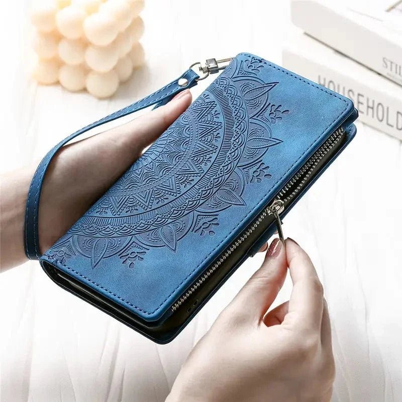Stylish Leather Lanyard Wallet Case - Agenda365.com