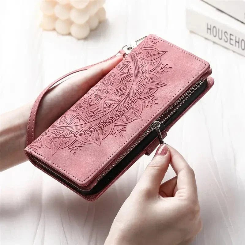 Stylish Leather Lanyard Wallet Case - Agenda365.com