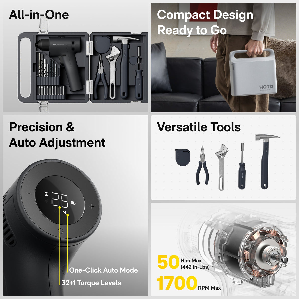 16V Brushless Drill Tool Kit - Agenda365.com
