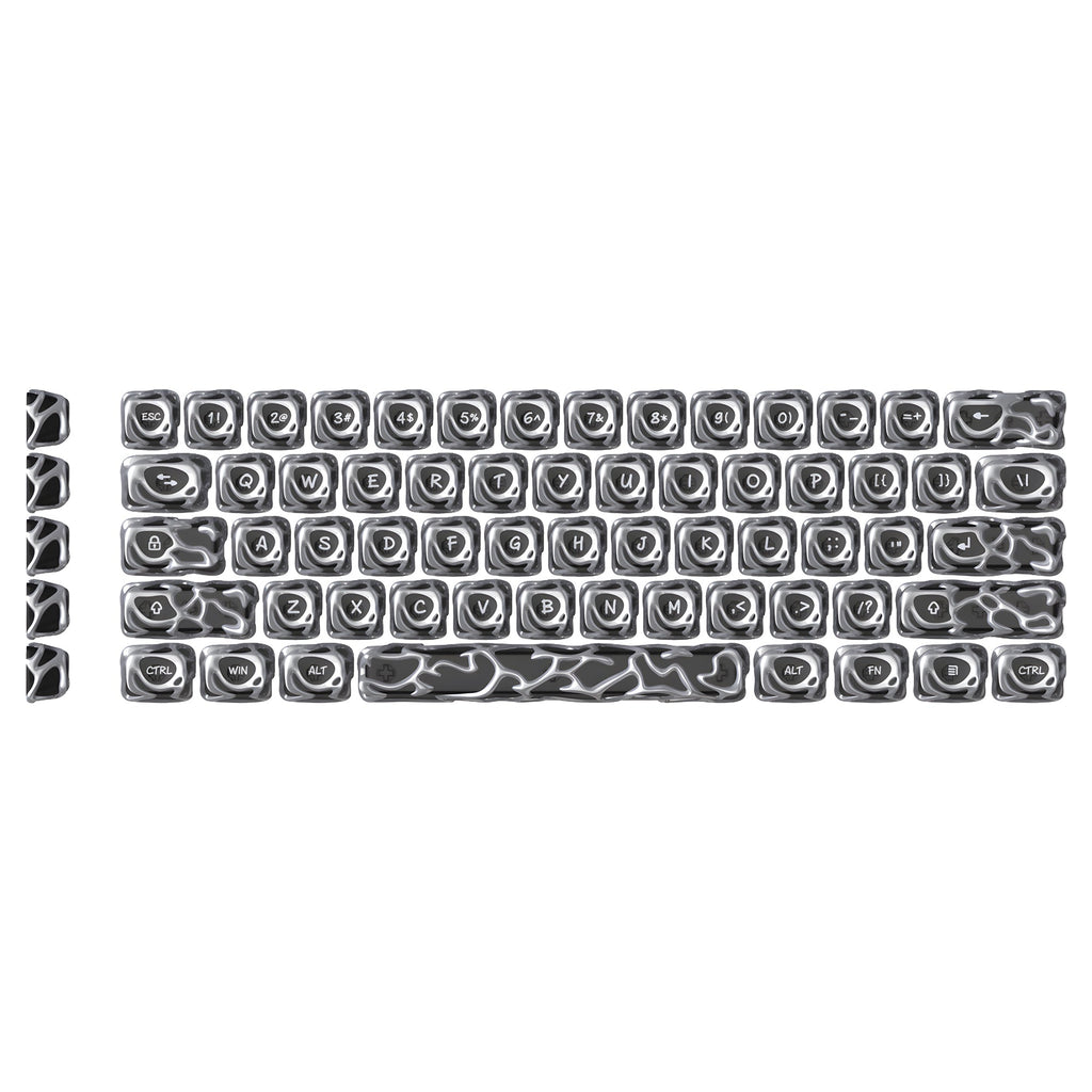 XVX Venom Themed Liquid Metallic Electroplating ABS+PC Keycap Set - Agenda365.com