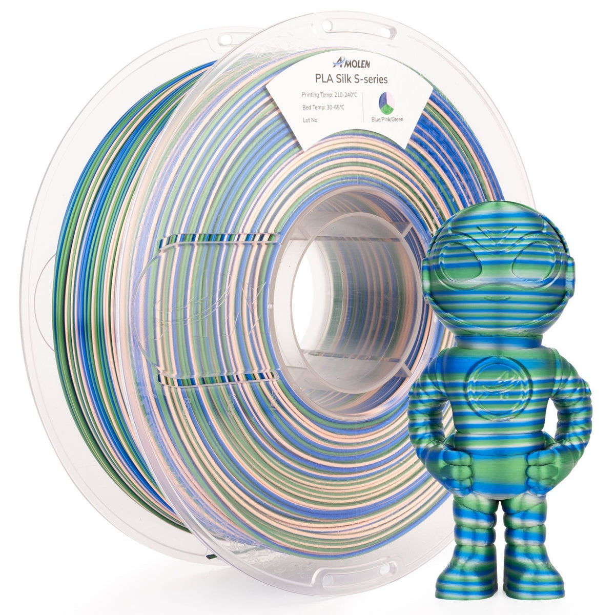 PLA Silk S-Series Filament 1.75mm, 1KG/2.2LB - Agenda365.com