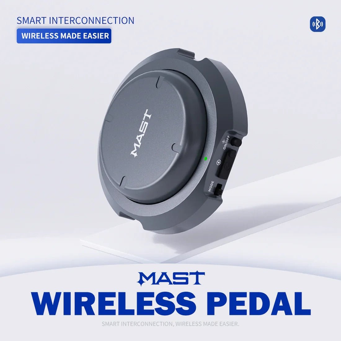 Mast Wireless Foot Pedal Smart Interconnection Bluetooth Pedal - Agenda365.com