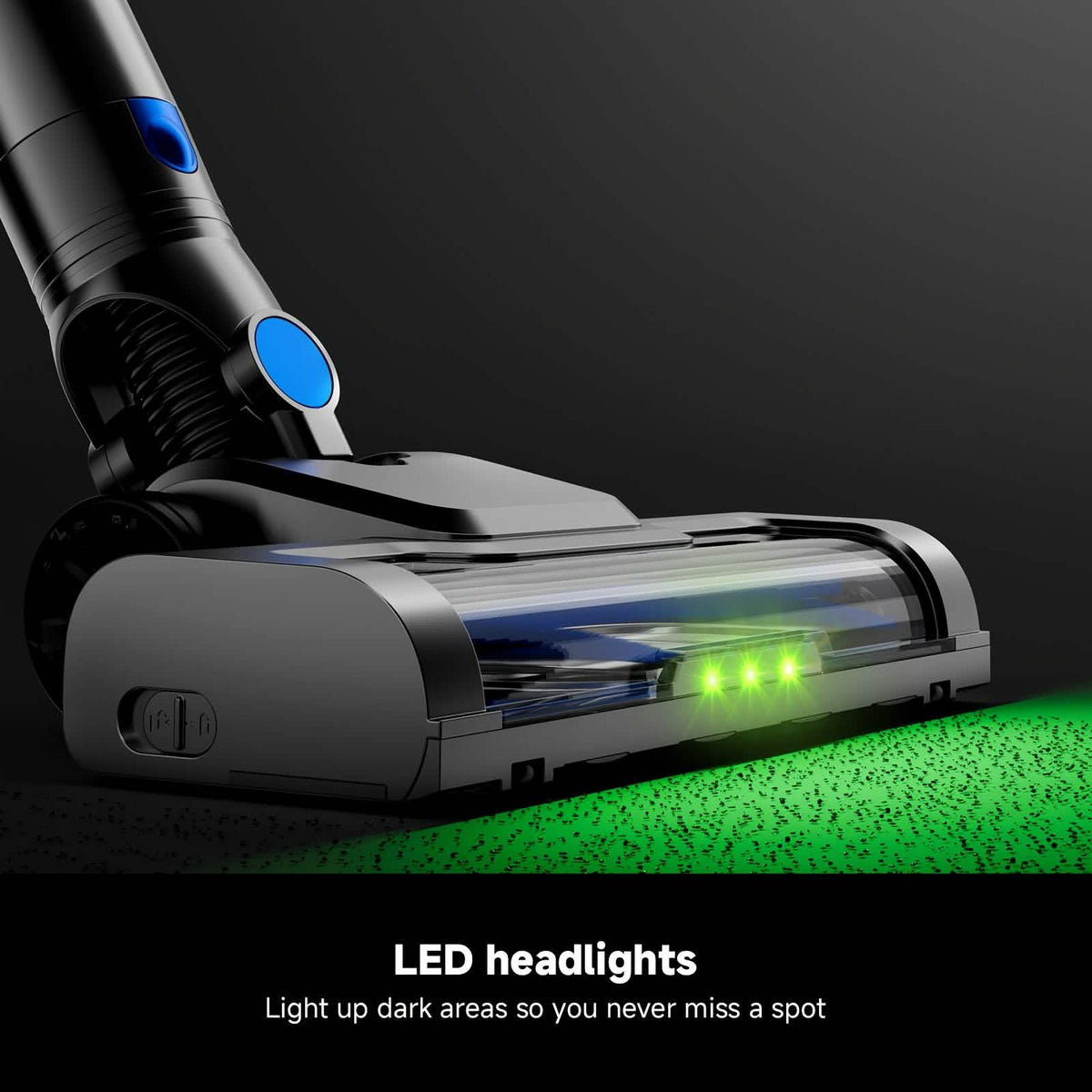 Cordless Vacuum Cleaner with LED Light & Removable Battery - Agenda365.com