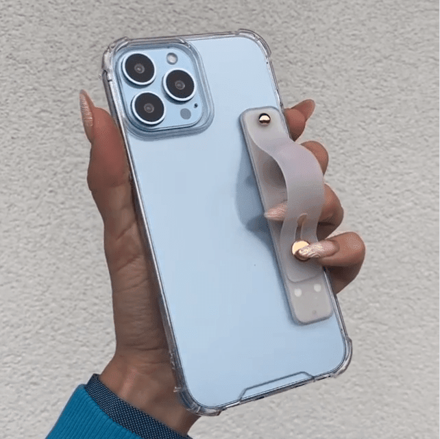 Wrist Strap Transparent iPhone Case - Agenda365.com