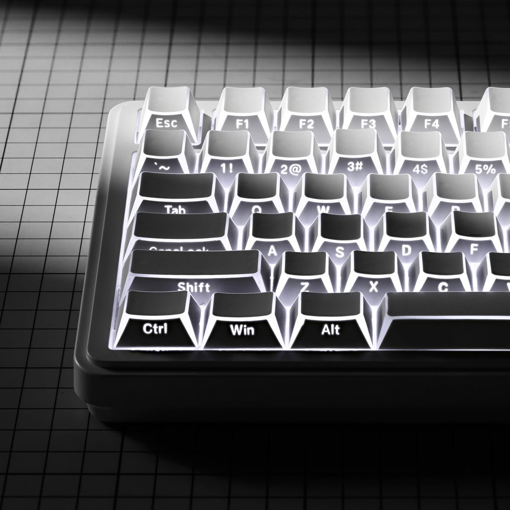 XVX PRISM Shadow Shine-Through Double-Shot Cherry Profile PBT Keycap Set - Agenda365.com