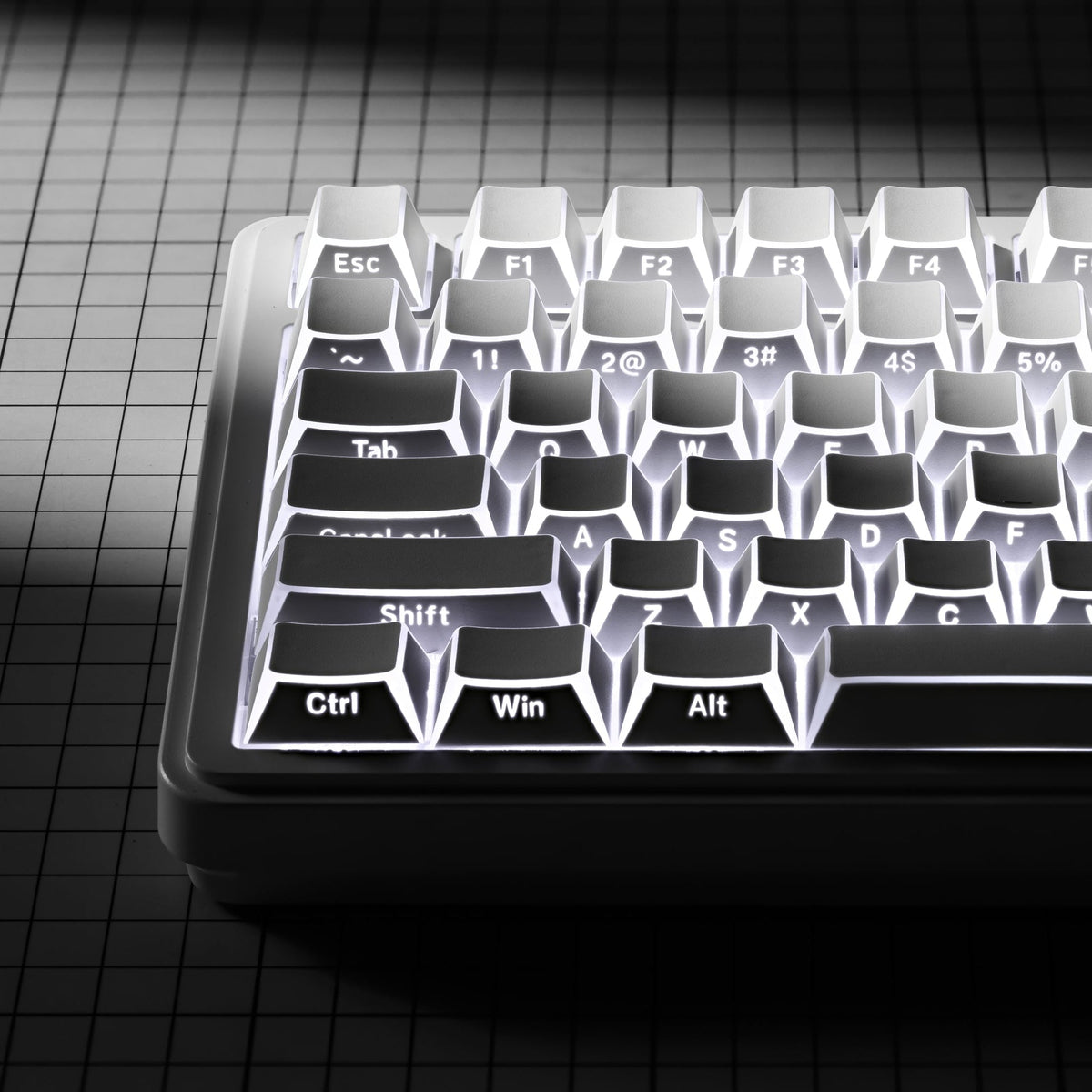 XVX PRISM Shadow Shine-Through Double-Shot Cherry Profile PBT Keycap Set - Agenda365.com