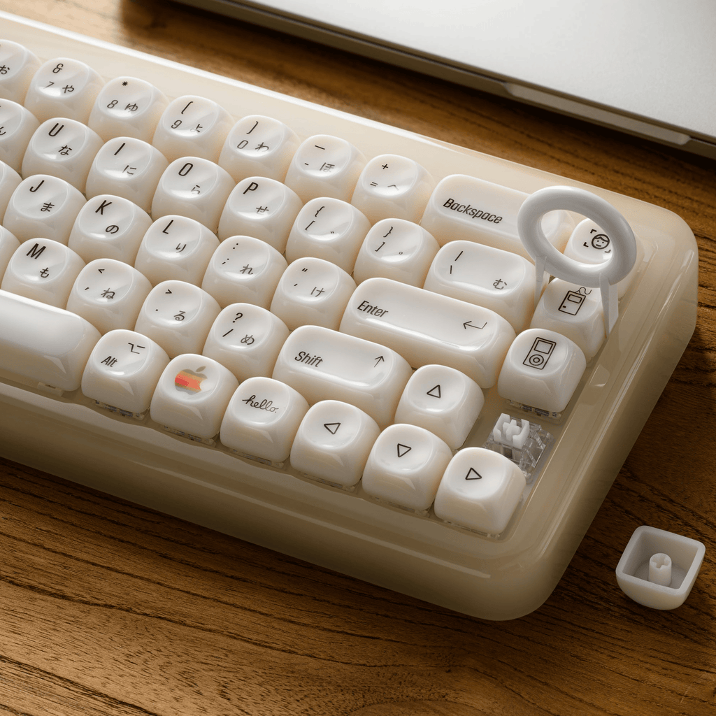 XVX White Chocolate MOA Profile Translucent 139-Key PC Keycap Set - Agenda365.com