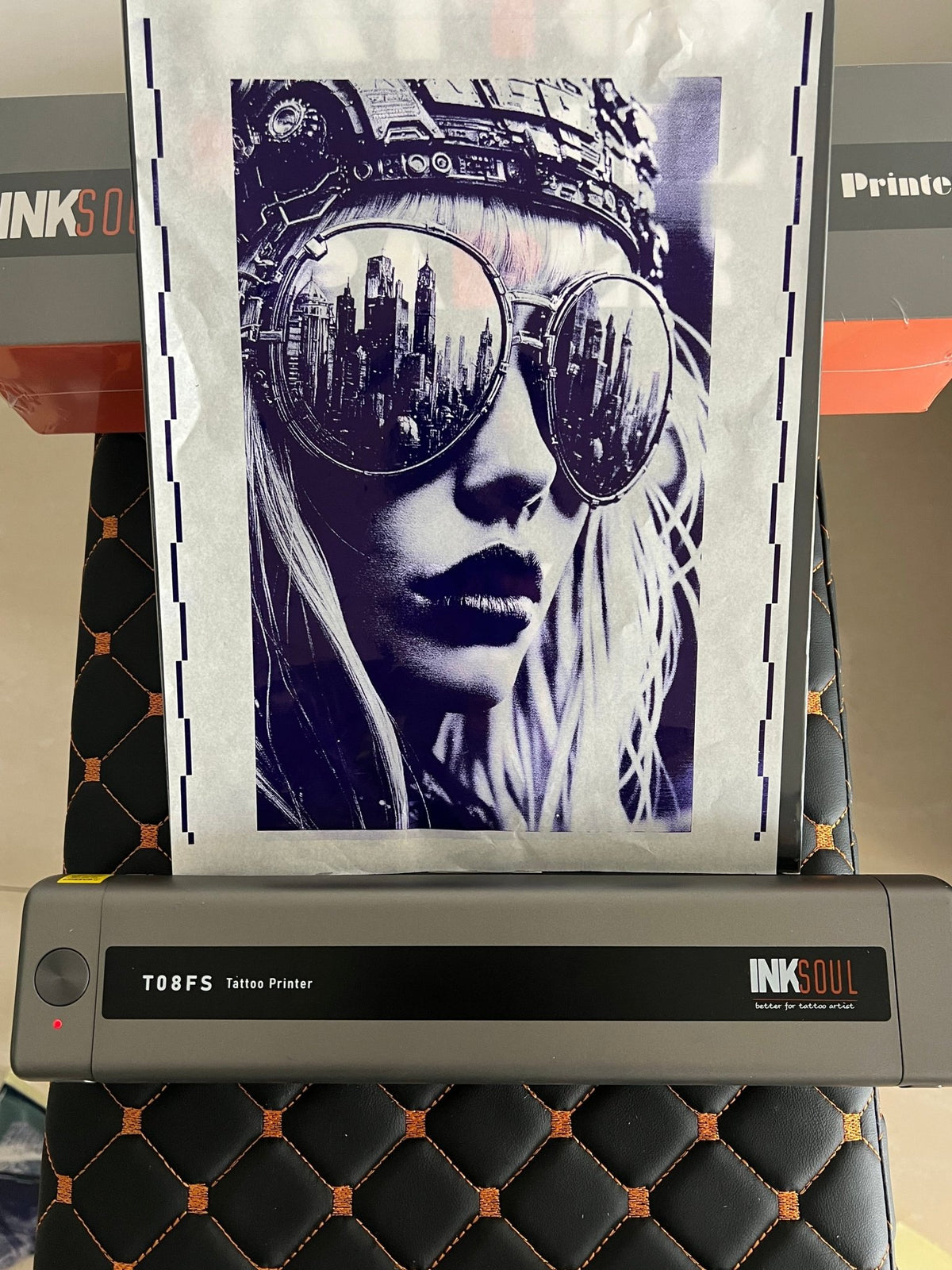 INKSOUL® T08FS Wireless Tattoo Transfer Stencil Printer-Can print shadows - Agenda365.com