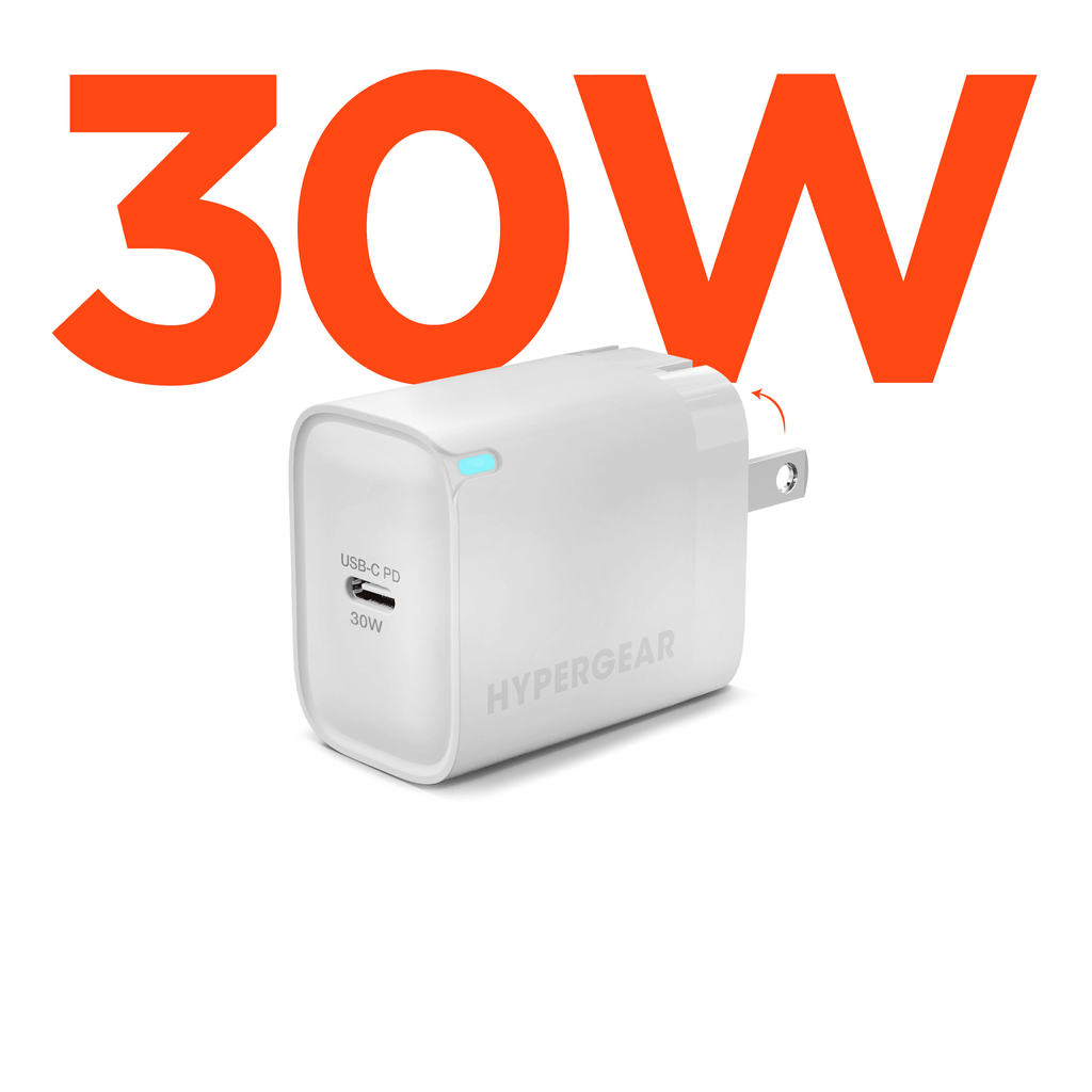 HyperGear 30W USB-C PD Fast Wall Charger with PPS - Agenda365.com