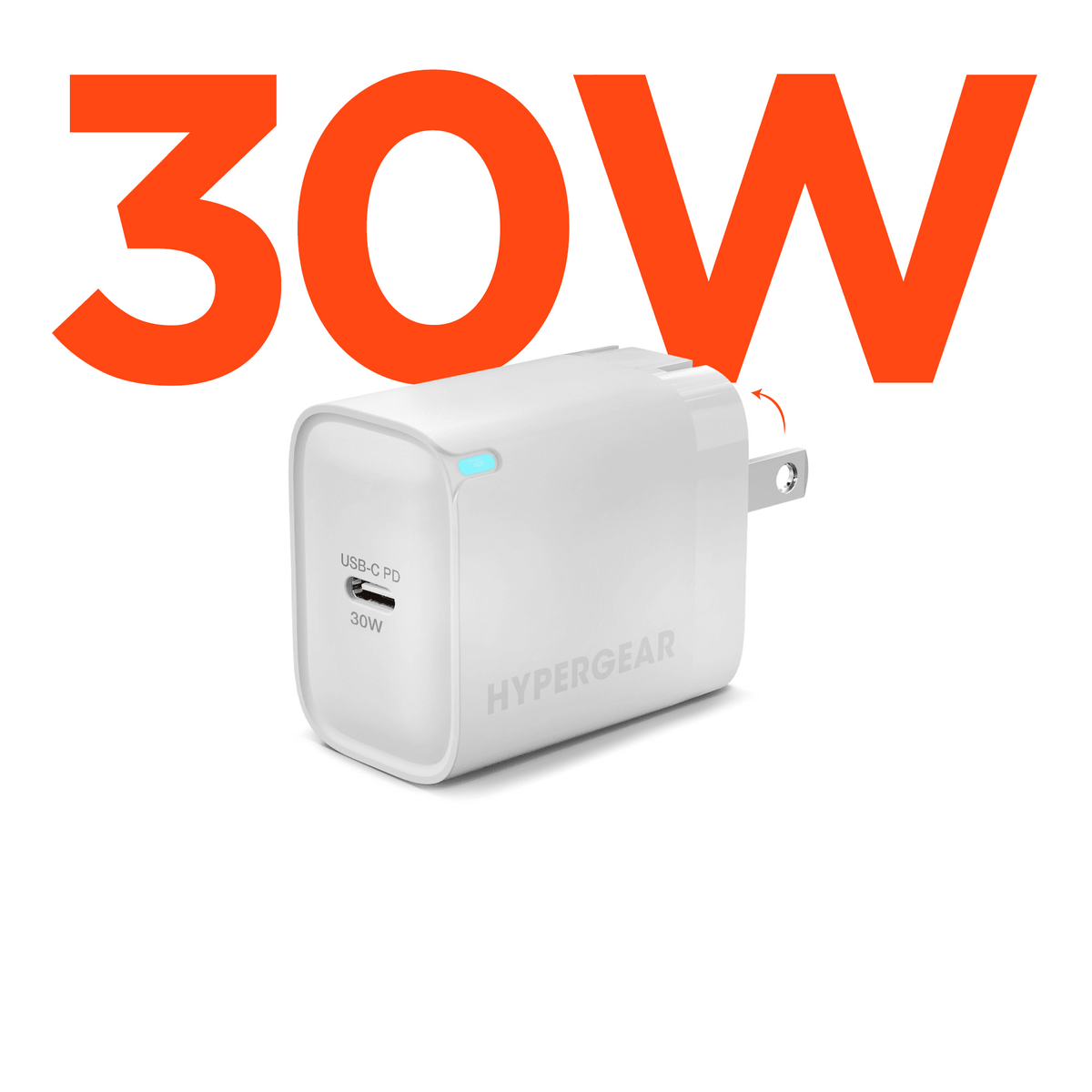 HyperGear 30W USB-C PD Fast Wall Charger with PPS - Agenda365.com