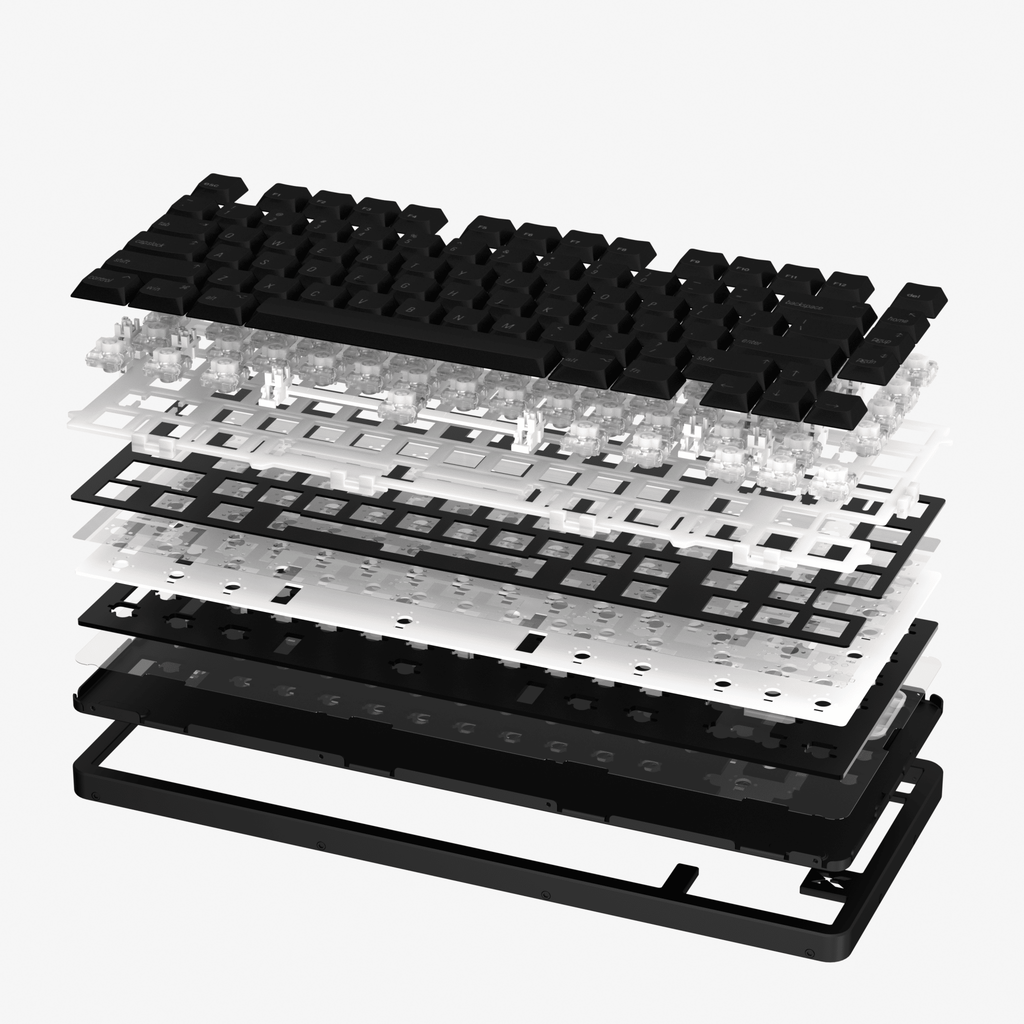 XVX L75 Air Low-Profile VIA Wireless RGB Mechanical Keyboard - Agenda365.com