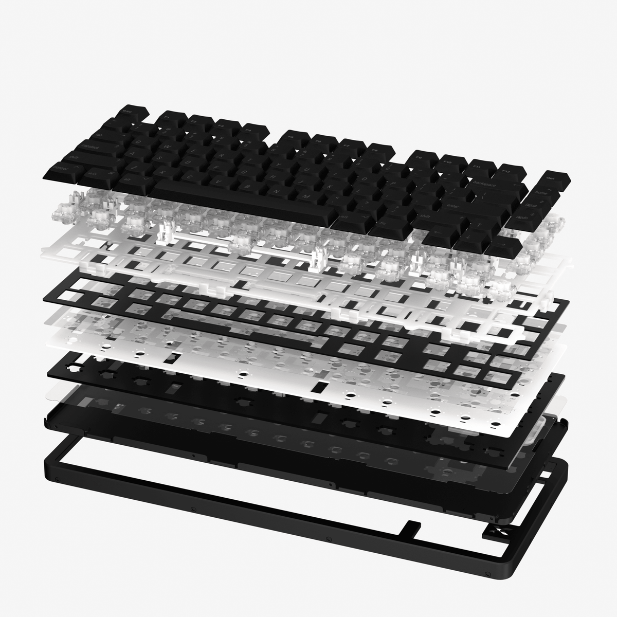 XVX L75 Air Low-Profile VIA Wireless RGB Mechanical Keyboard - Agenda365.com