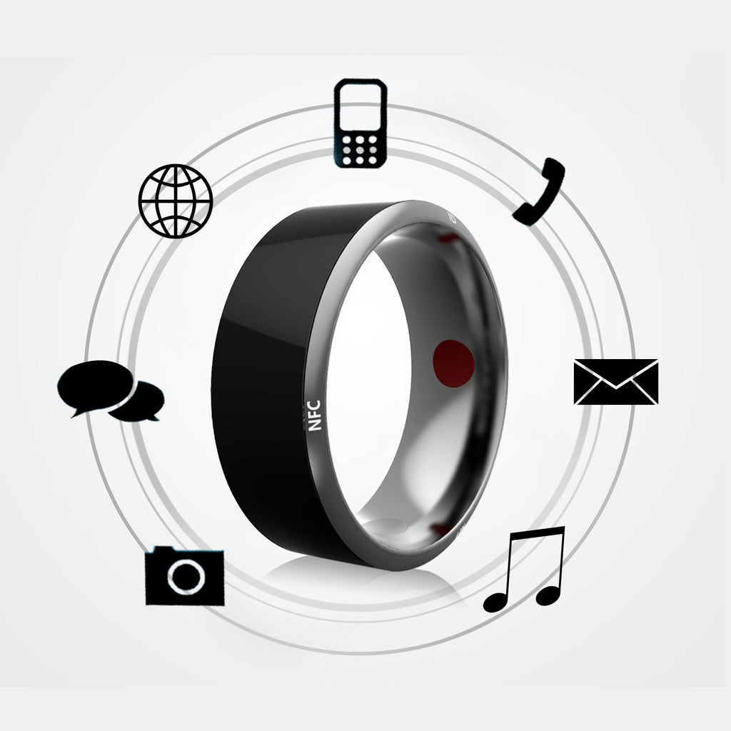 Smart Ring Wearable Device Multifunctional Black High-tech - Agenda365.com