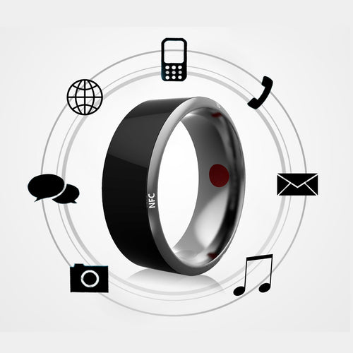 Smart Ring Wearable Device Multifunctional Black High-tech - Agenda365.com