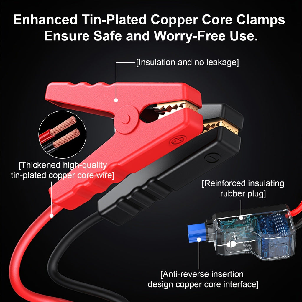 Portable Car Jump Starter with Air Compressor - Agenda365.com