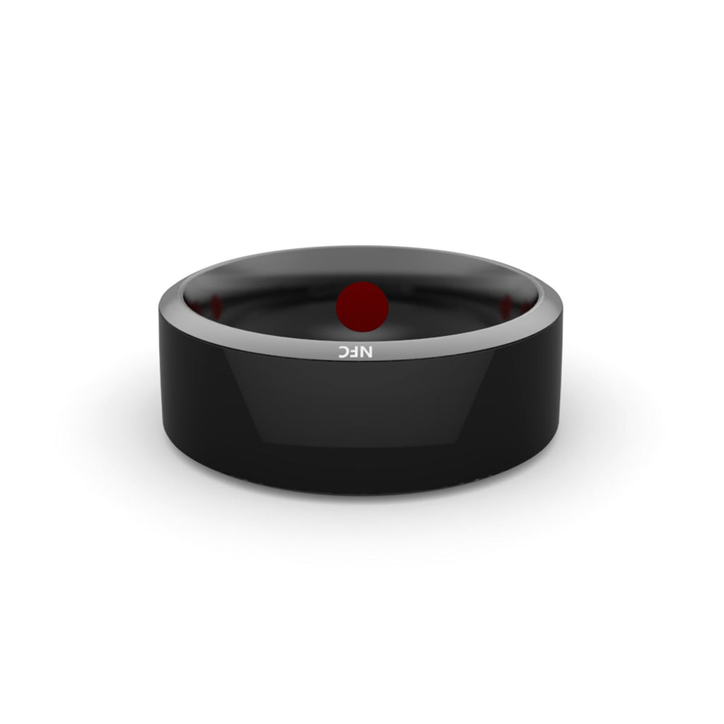 Smart Ring Wearable Device Multifunctional Black High-tech - Agenda365.com