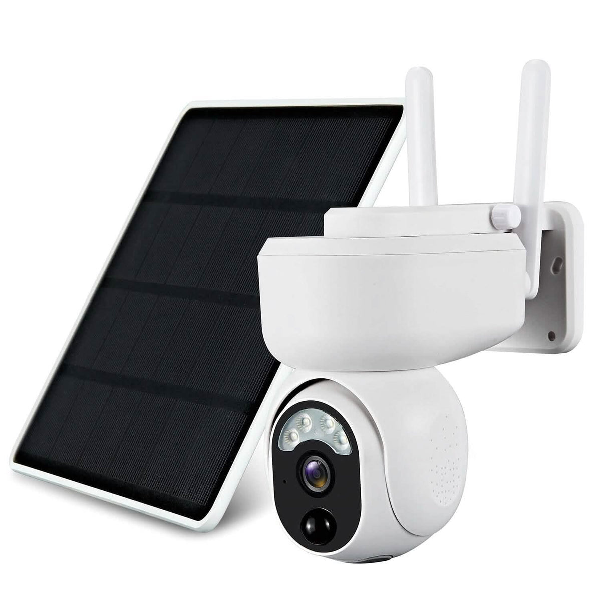 2.4G Wifi Solar Wireless 1080P Surveillance Camera with Flood Light Night Vision - Agenda365.com