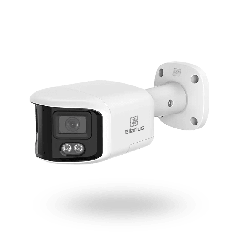 Silarius Pro Series SIL-PB8MP28AU 8MP Smart Dual Illumination Panoramic Auto Stitching ONVIF Bullet Network Camera with 2-Way Audio (NDAA Compliant) - Agenda365.com