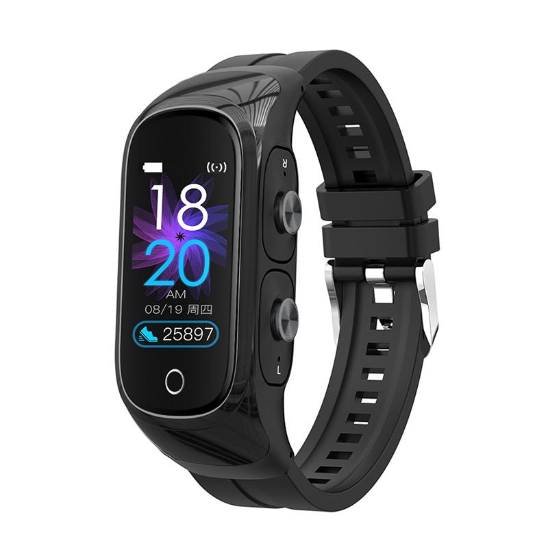 New N8 Smart Bracelet Pair Ear Bluetooth Headset Two-In-One Sports Watch - Agenda365.com