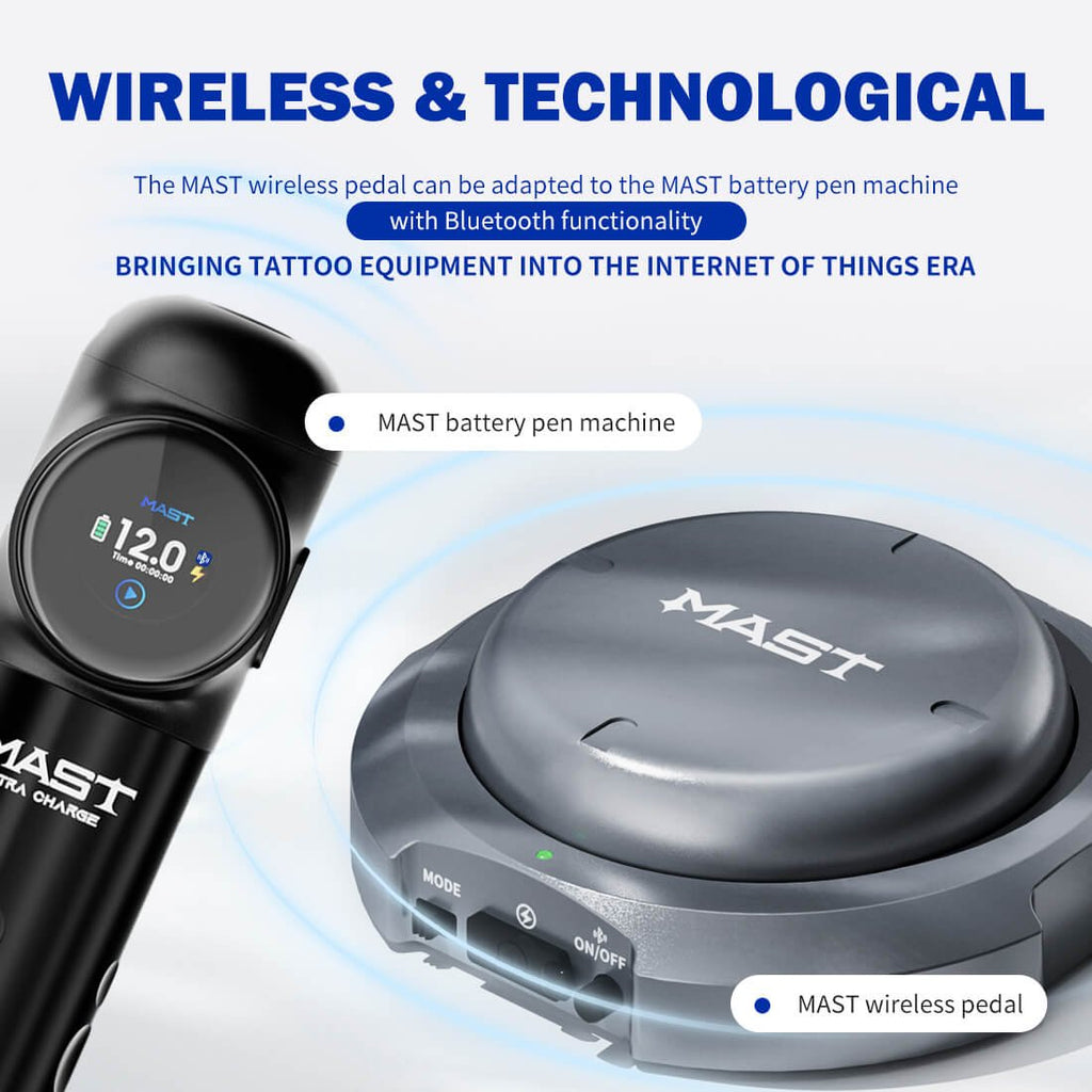 Tattoo Kit | Dragonhawk Archer S Machine Pen Wireless Professional Bundle with Bluetooth Pedal - Agenda365.com