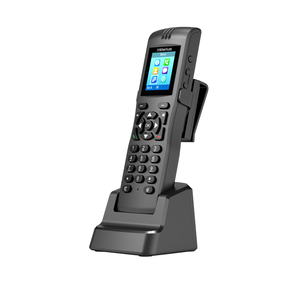 Silarius SILPIPP2SW Portable Dual-Band IP Phone with Belt Clip - Agenda365.com