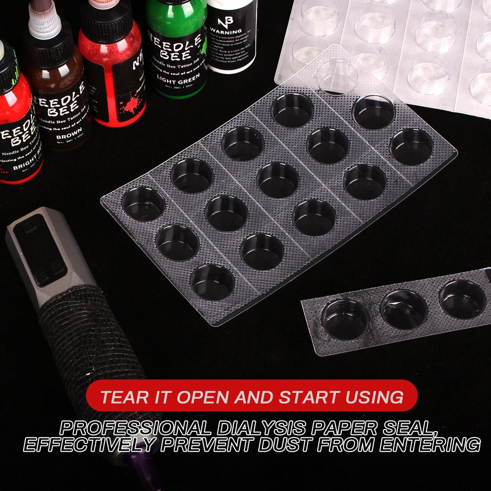 Tattoo Ink Cups-EO sterilization-24pcs-15cups/1pcs - Agenda365.com