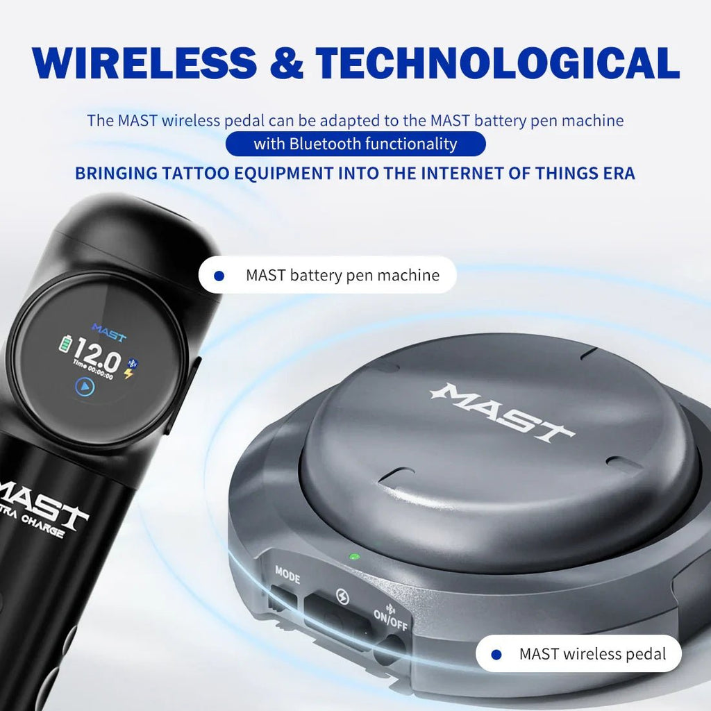 Mast Wireless Foot Pedal Smart Interconnection Bluetooth Pedal - Agenda365.com