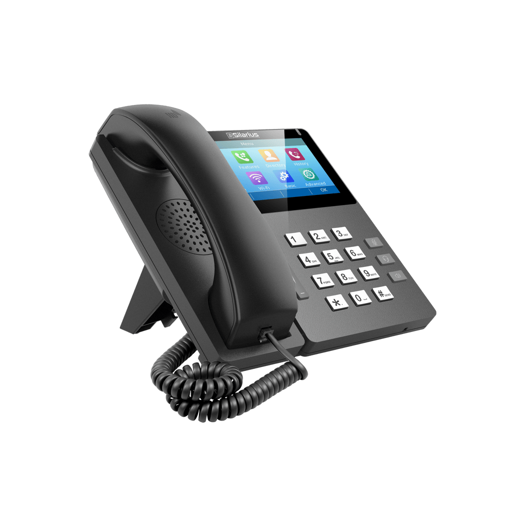 Silarius SILETIPP10SPWB Elite Touch Screen SIP IP Phone - Agenda365.com