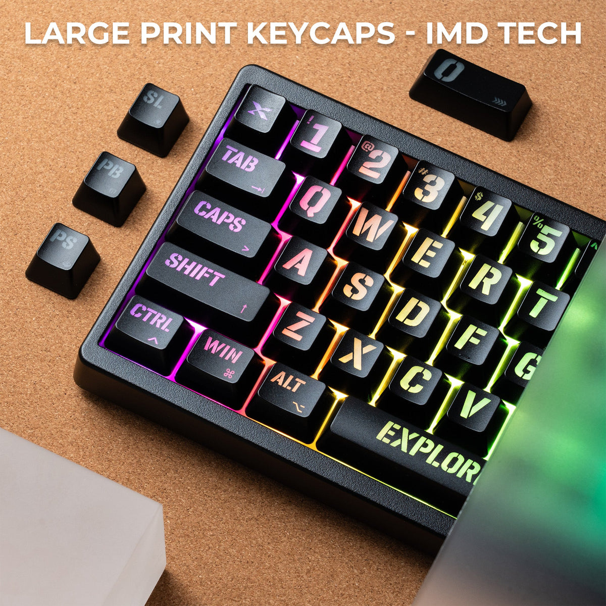 XVX IMD MIAMI Pattern Shine-Through OEM Profile 118-Key Keycap Set - Agenda365.com