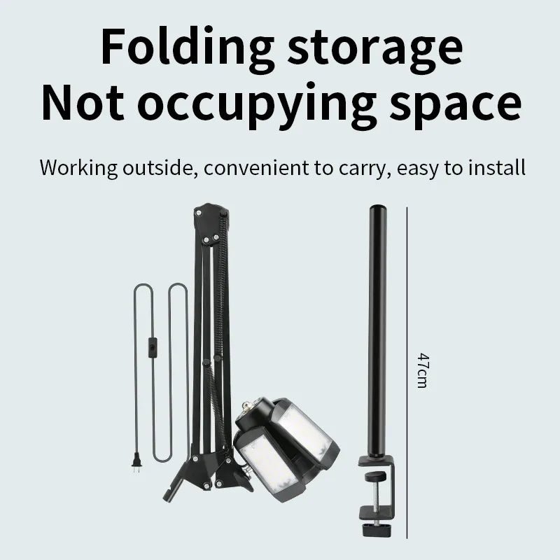 TAIDU TATTOO UPGRADE COLLAPSIBLE LONG ARM LIGHT - Agenda365.com