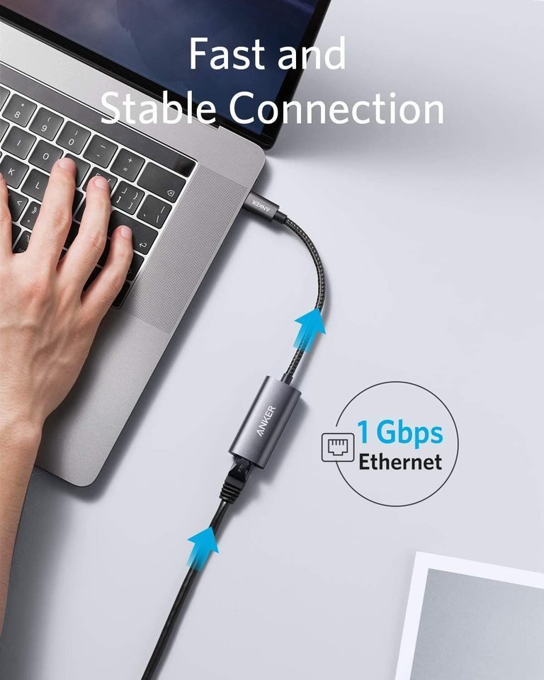 Anker <b>PowerExpand</b> USB-C to Gigabit Ethernet Adapter - Agenda365.com