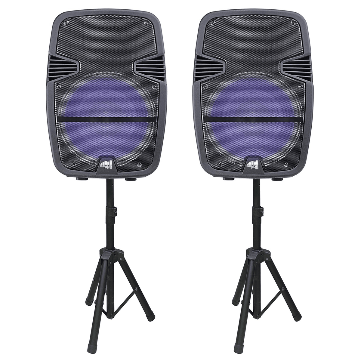 Naxa Dual 15" Bluetooth TWS Party Speakers - Refurbished - Agenda365.com