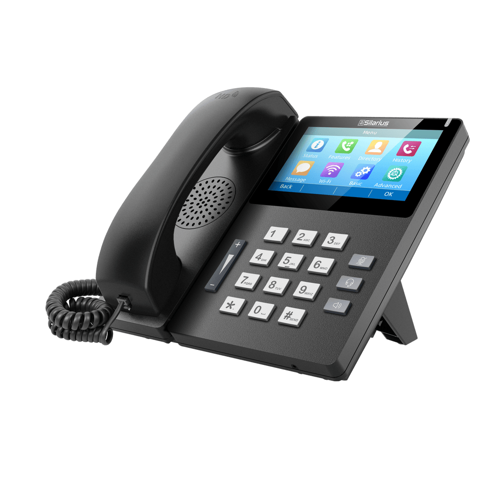 Silarius SILETIPP10SPWB Elite Touch Screen SIP IP Phone - Agenda365.com